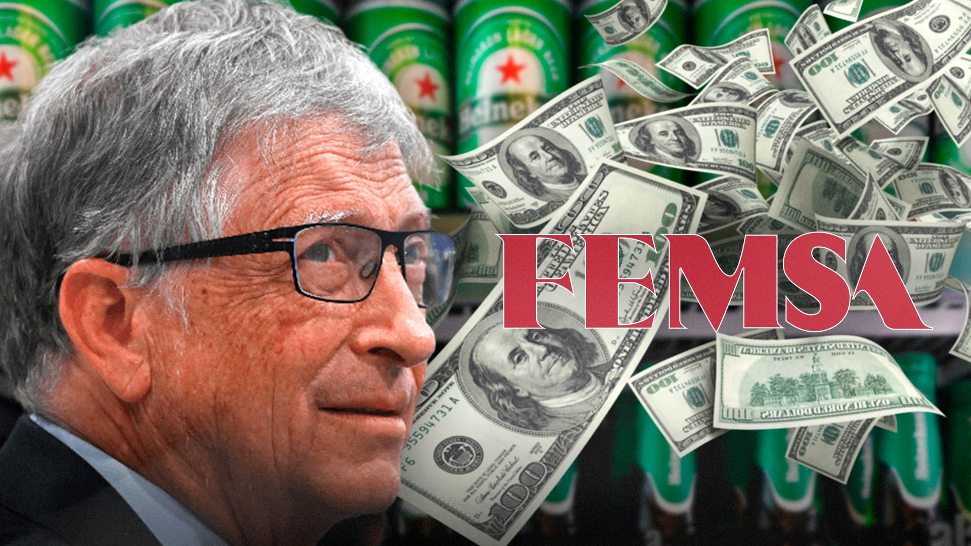 Bill Gates compró acciones de Heineken a Femsa