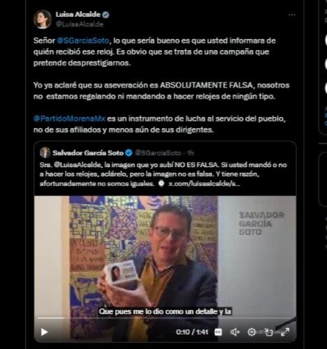 Reloj de Morena