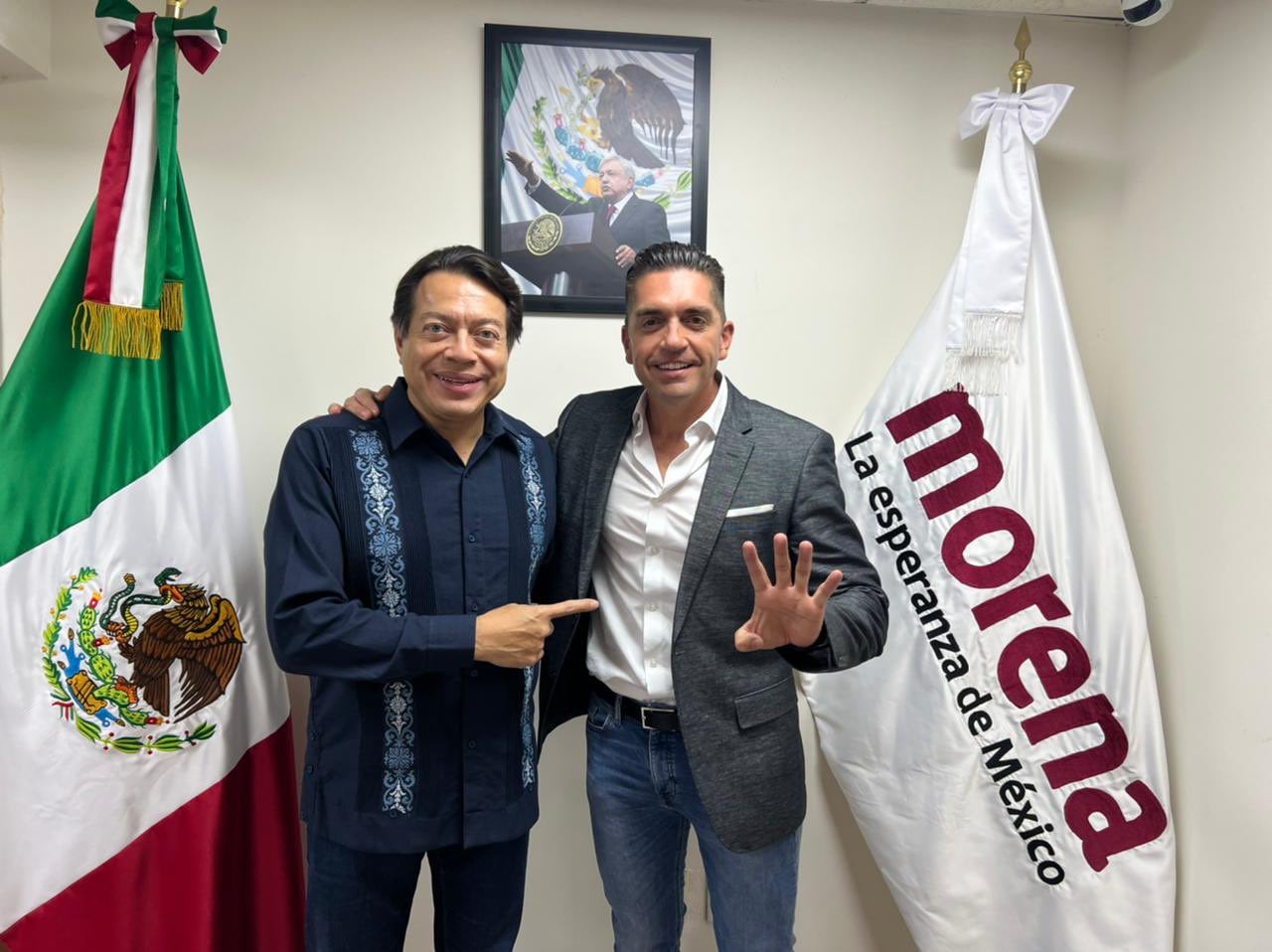 Luis Fernando Salazar y Mario Delgado