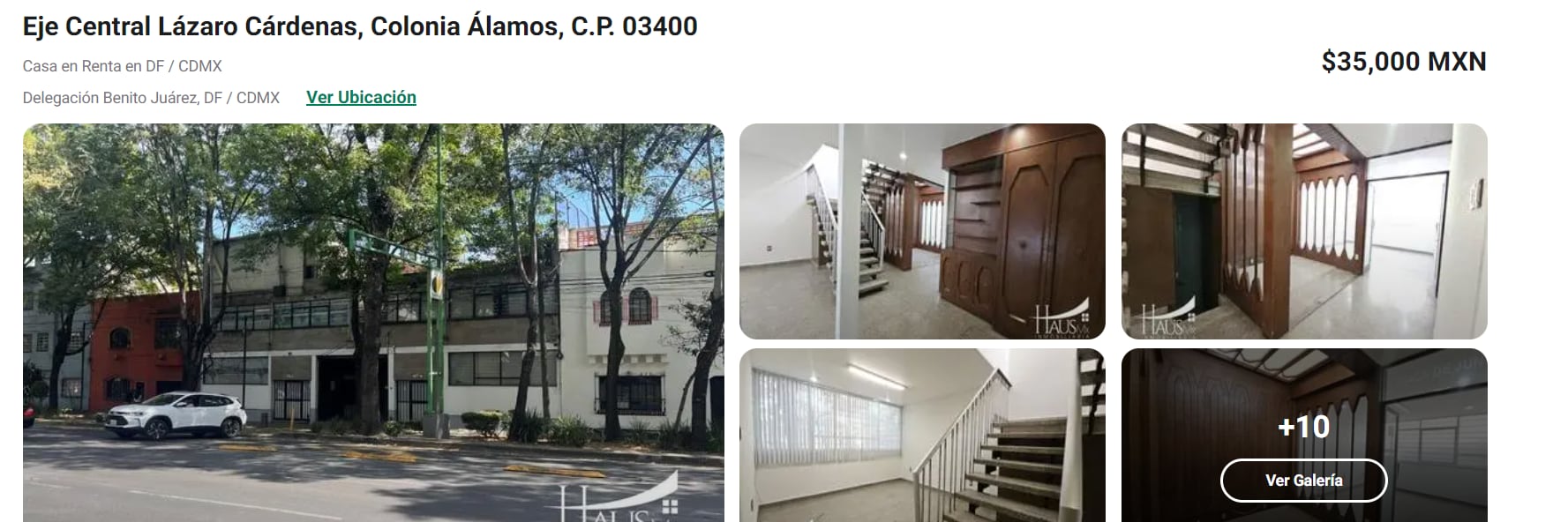 Renta en colonia Álamos