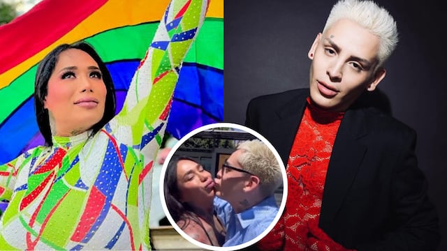 Karina Torres y Kunno se da un beso, que termina con divertidos comentarios de fans.