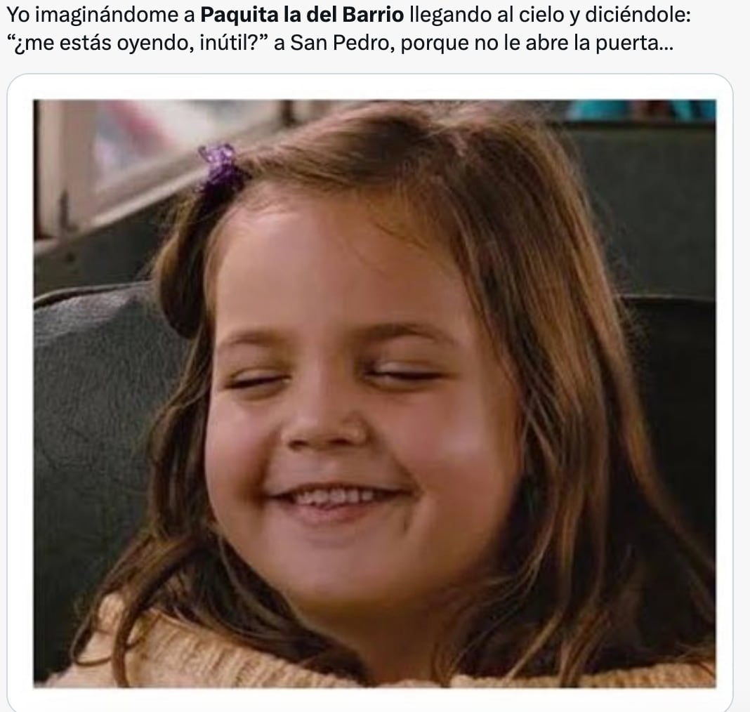 Memes despiden a Paquita la del Barrio
