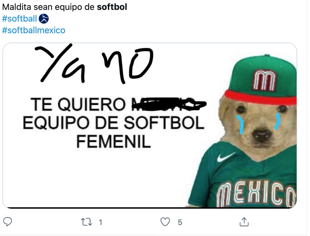 Memes sobre la polémica de la Selección Mexicana de Sóftbol