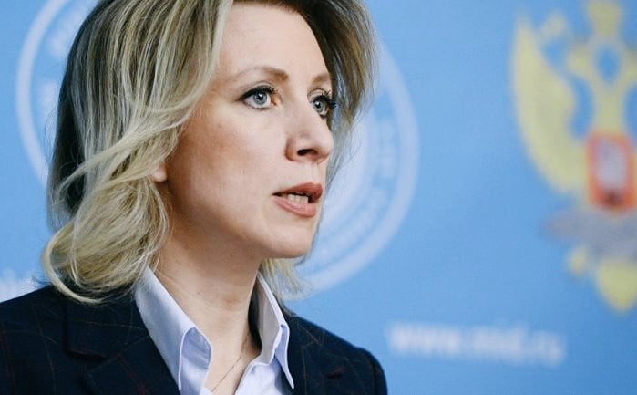 María Zajárova, portavoz del Ministerio de Asuntos Exteriores ruso