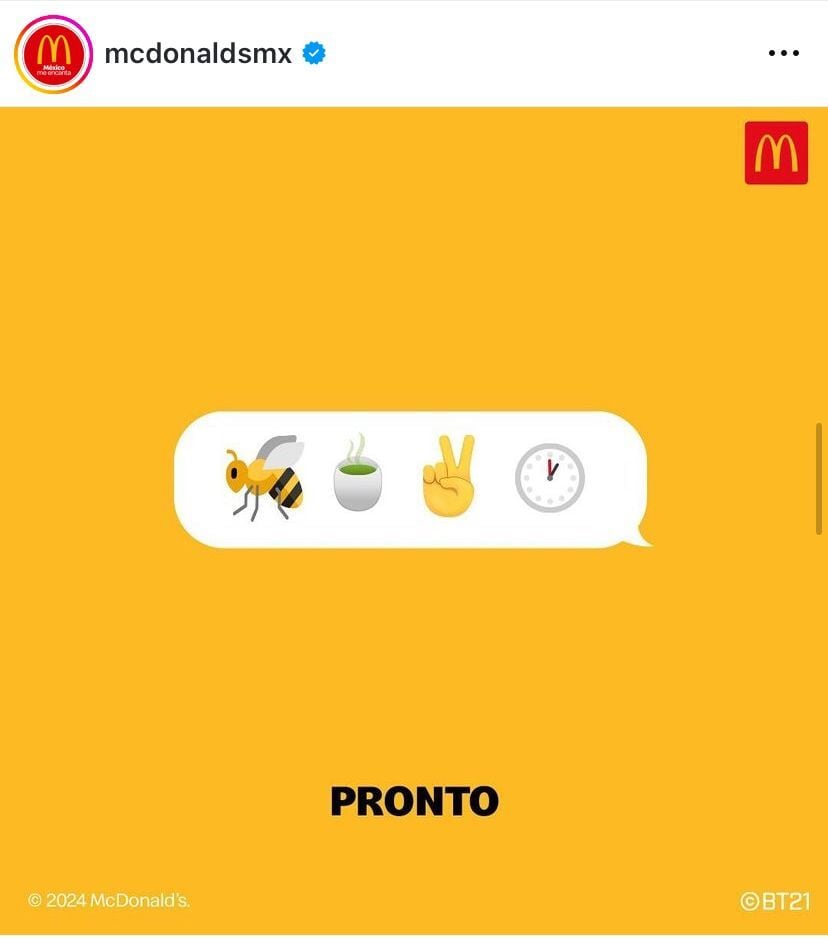 Publicación de McDonald’s