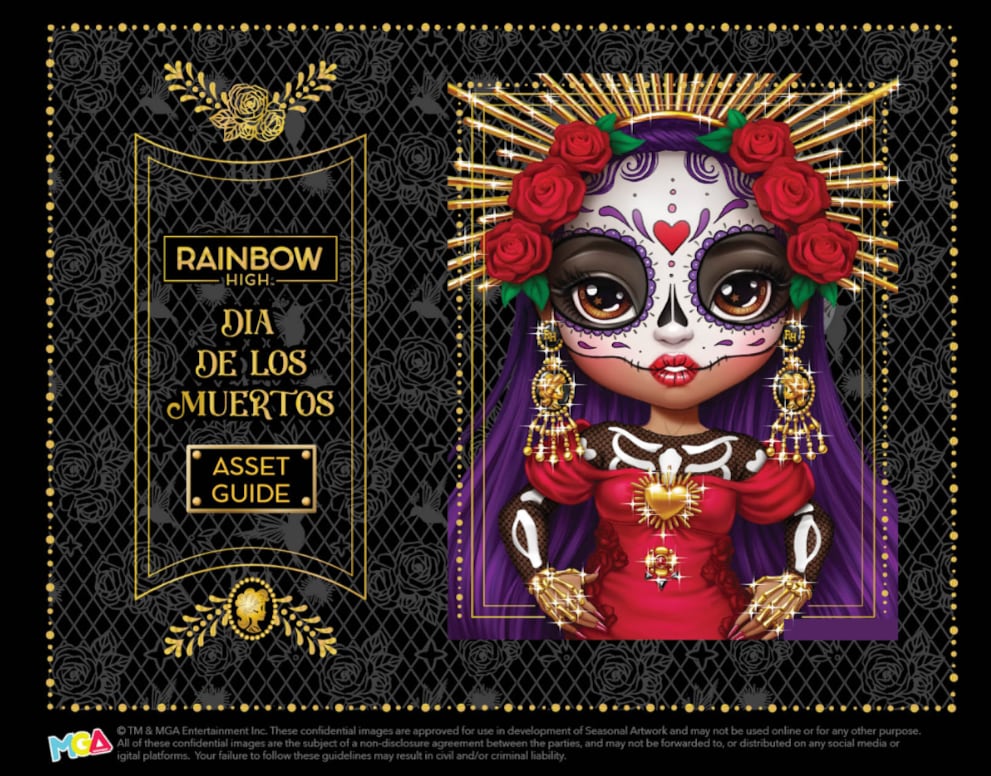 Muñeca Rainbow High 2023 Día de Muertos