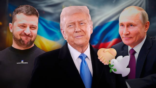 Donald Trump va por la paz en la guerra de Rusia contra Ucrania