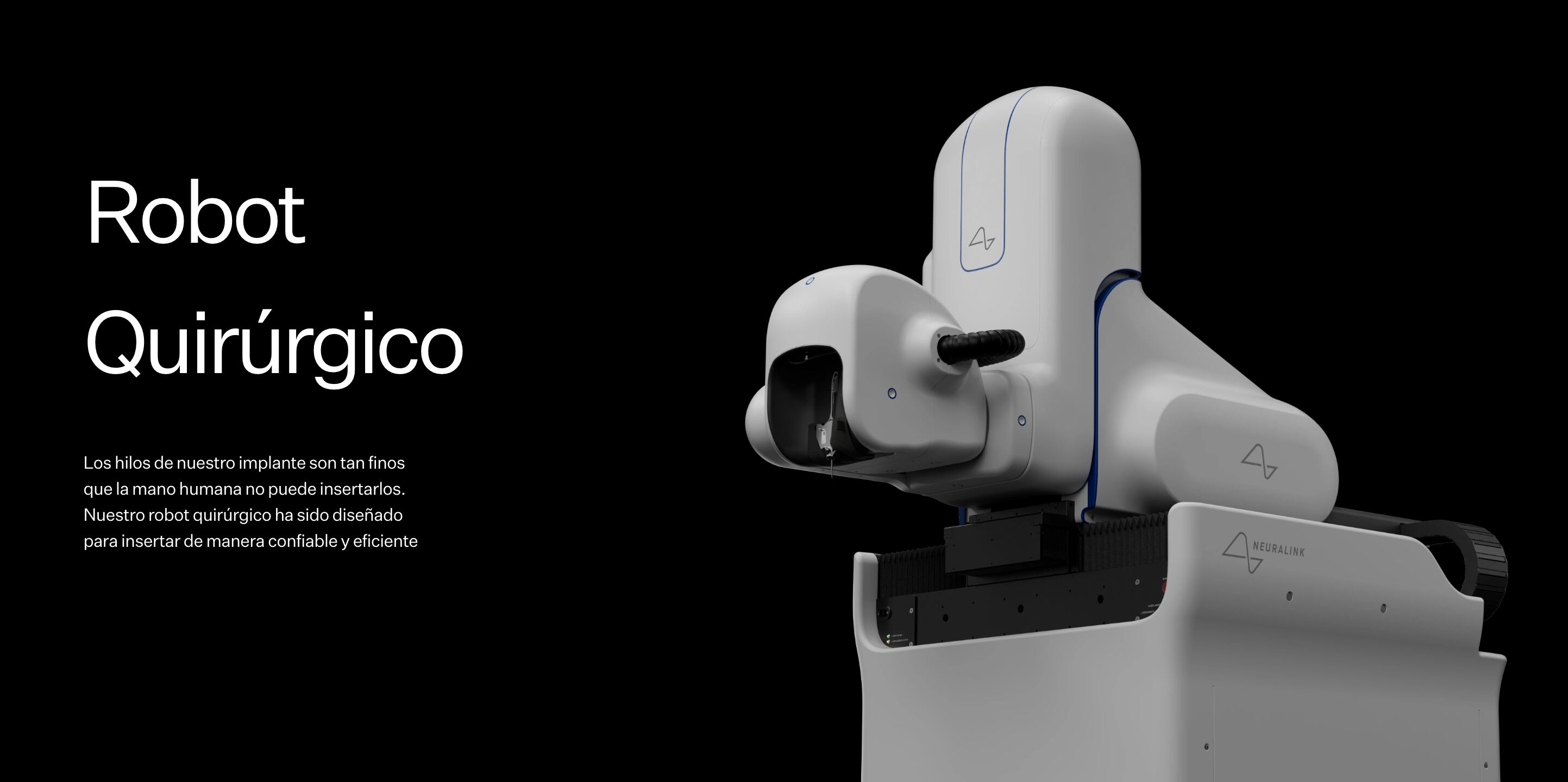 Este es el robot quirúrgico por el que se instala el primer chip cerebral de Neuralink