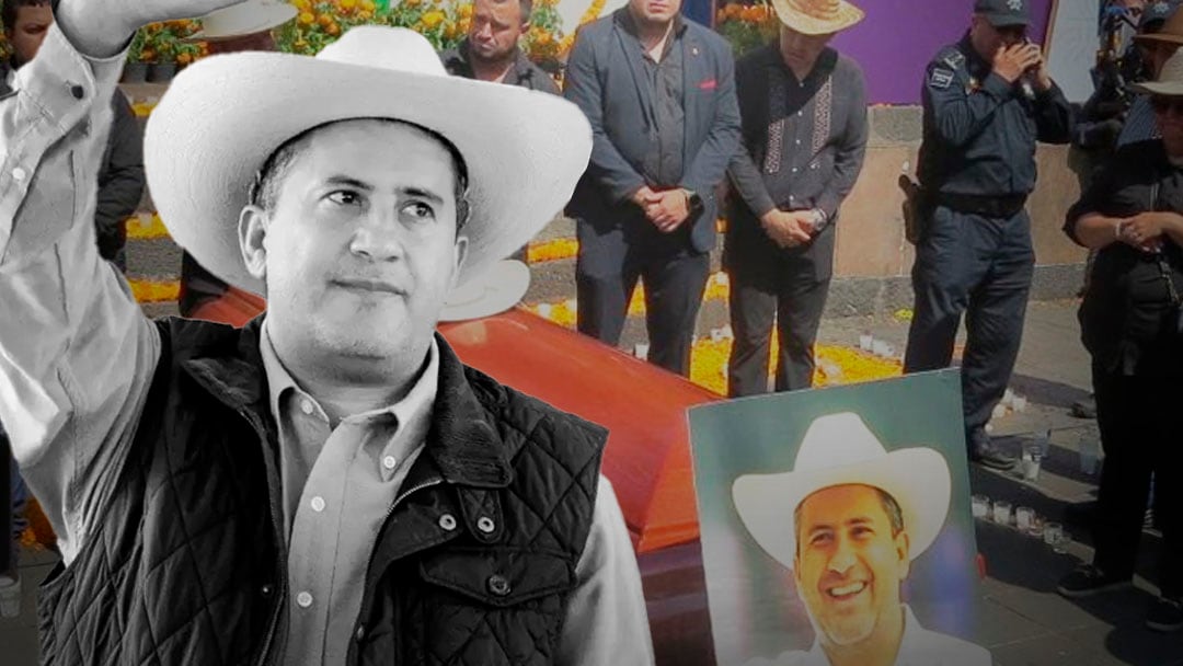 La esposa de Carlos Manzo dijo que seguirá con su legado en medio de homenaje en Uruapan