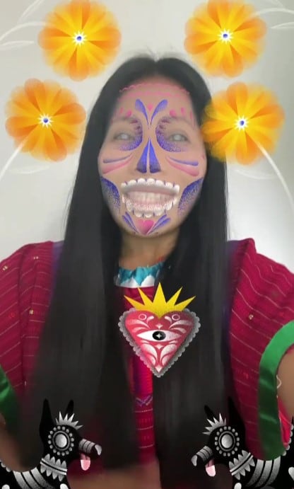 Yalitza Aparicio se convierte en catrina