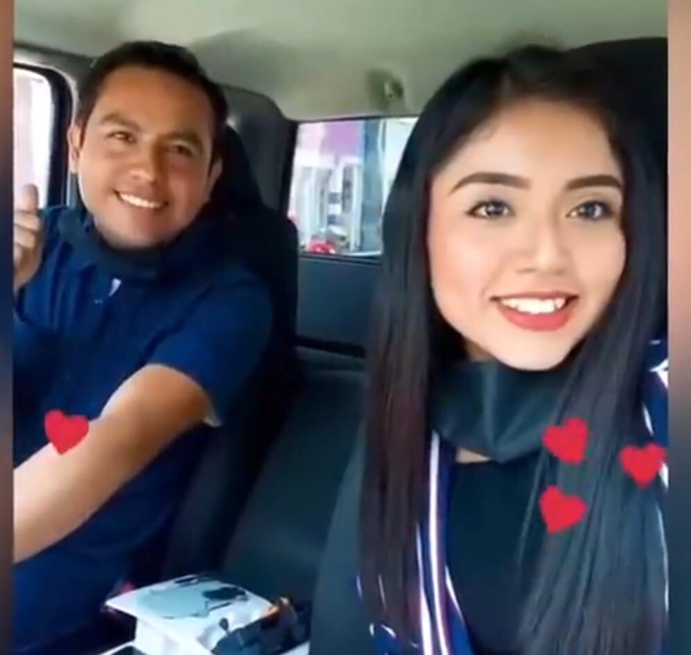 Jaime Toral y su exnovia Lupita Flores.