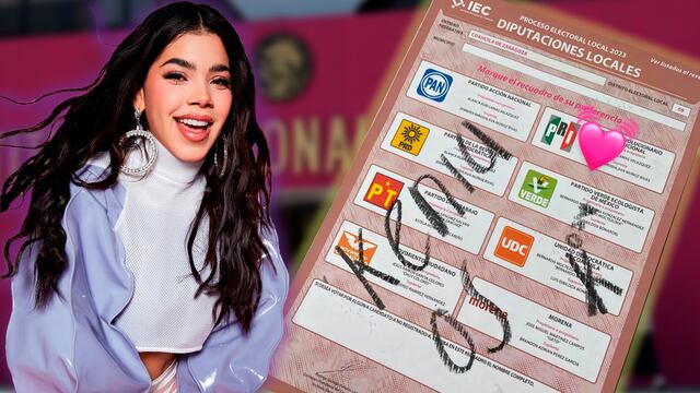 Joven vota por Kenia Os y se vuelve viral