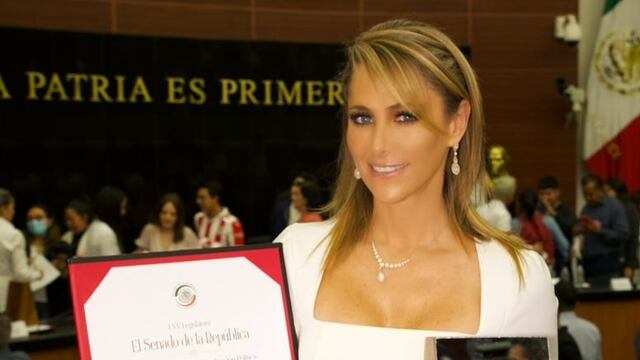 El Senado reconoció la trayectoria de Inés Sainz