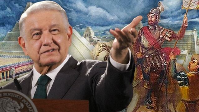 AMLO acusa a los españoles de traer la corrupción a México