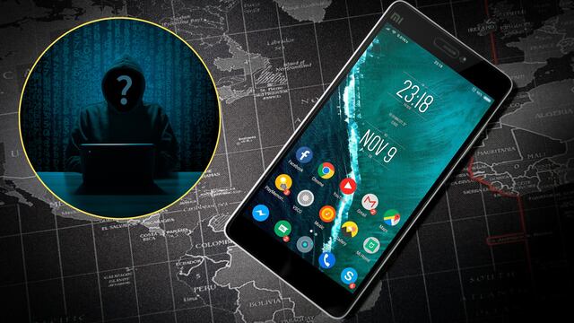 Hacker, teléfono celular