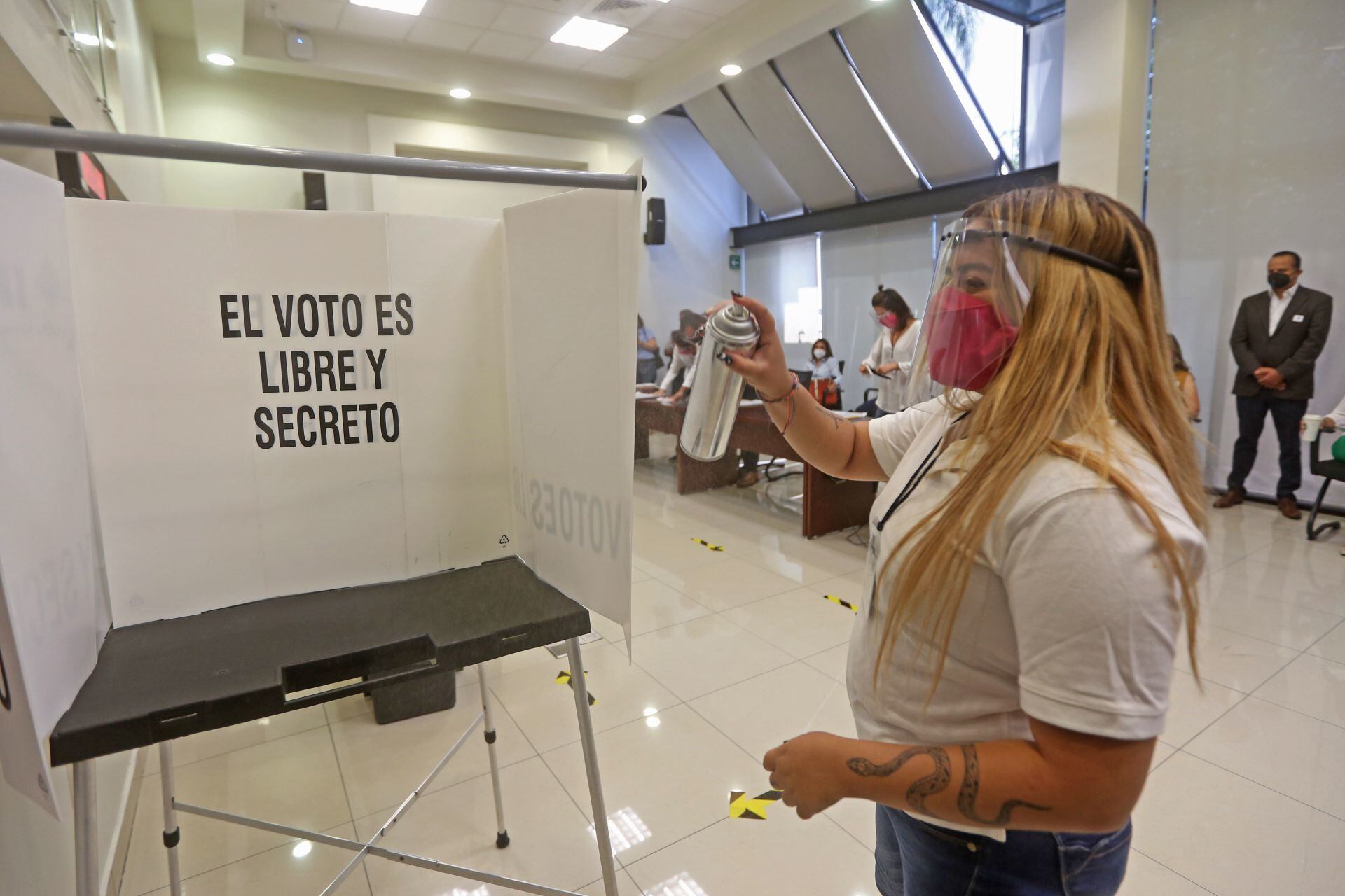 casilla para votar