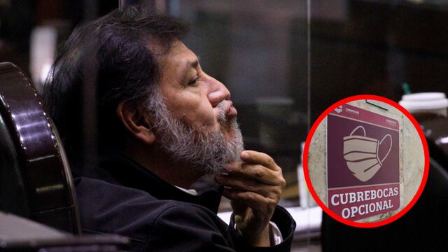Gerardo Fernández Noroña dice que usar el cubrebocas mata neuronas