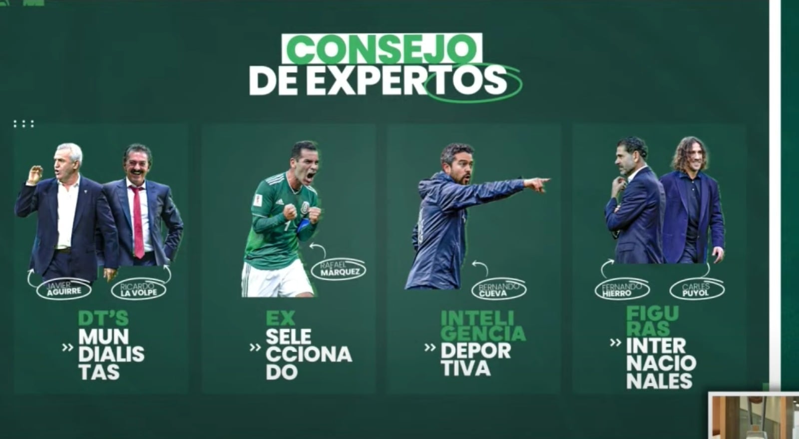 Estas son las figuras que conformarán el Consejo de Expertos de la Selección Mexicana.