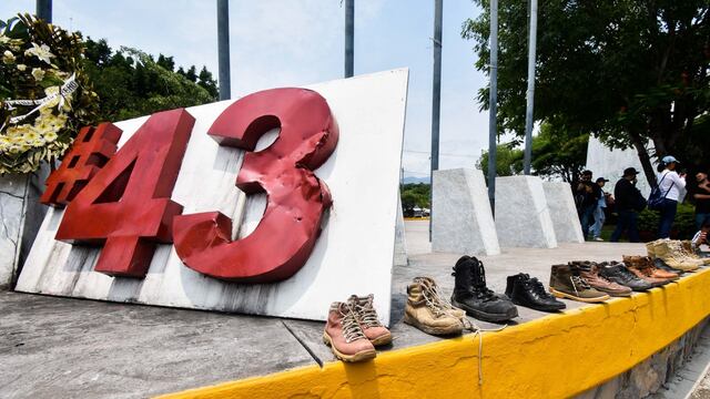 Protesta por los 43 normalistas de Ayotzinapa