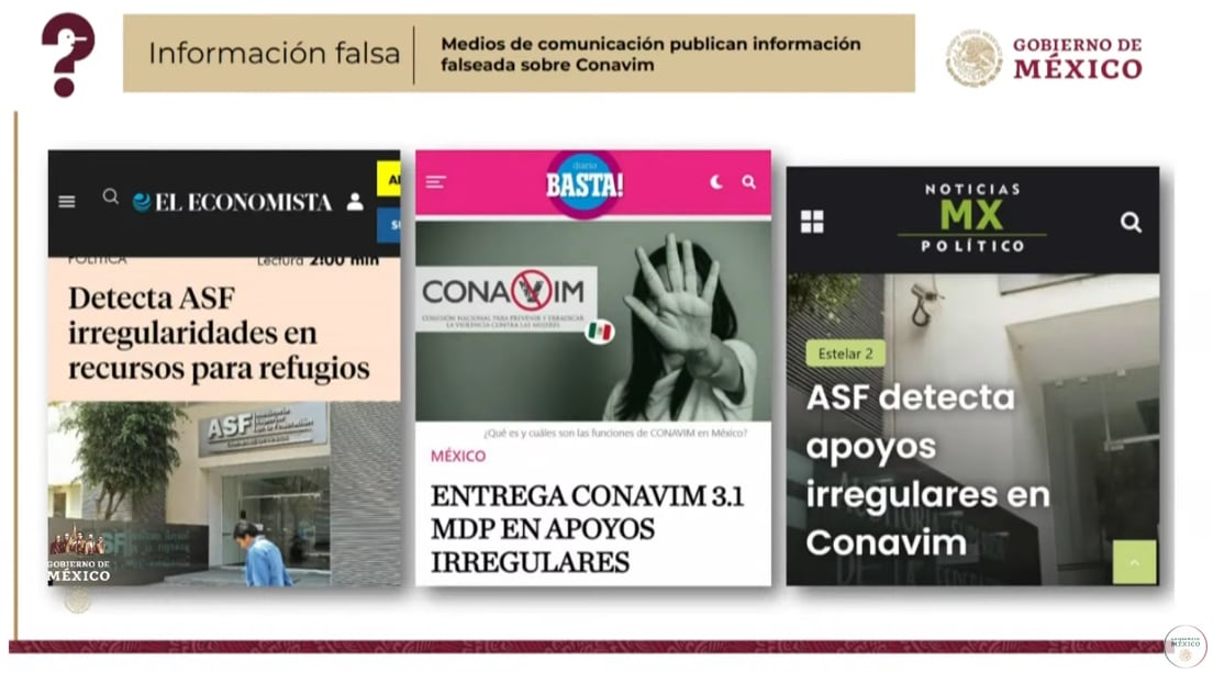 Mentiras de la semana del 22 de noviembre