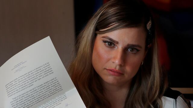 Ana Lucía Salazar, víctima de abuso sexual de parte del sacerdote Fernando Martínez