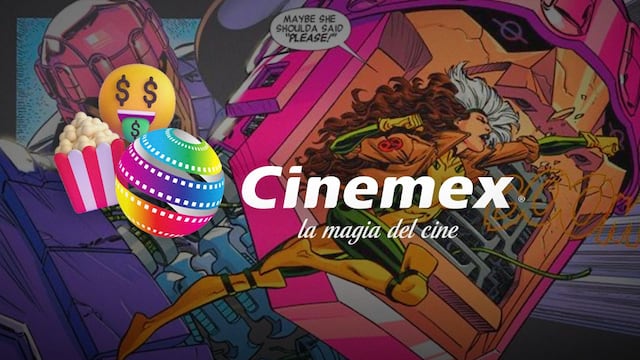 Palomera de Cinemex de X-Men con Wolverine y Rogue