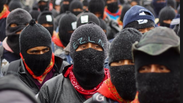 Zapatistas conmemoran 30 años del levantamiento armado del EZLN