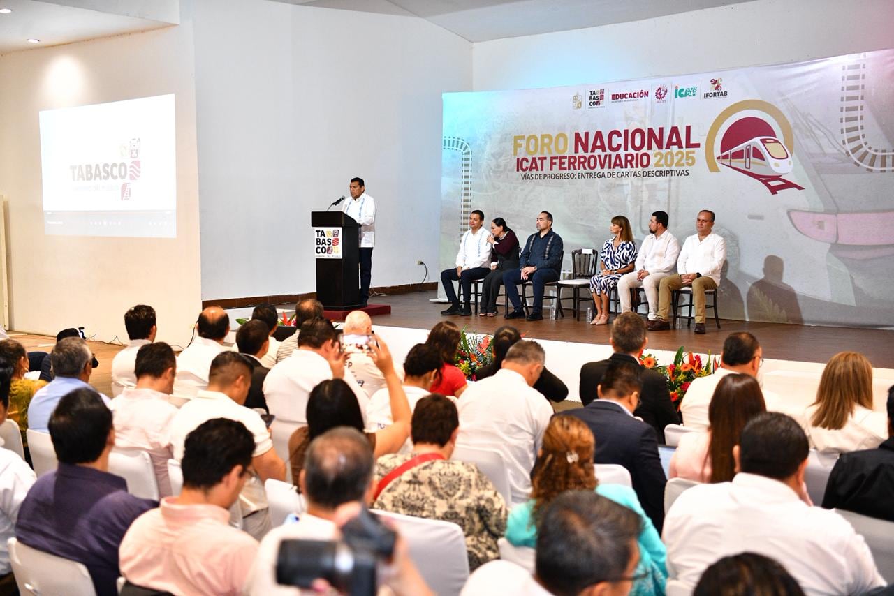 Gobierno de Tabasco fortalece la formación técnica en transporte y logística ferroviaria