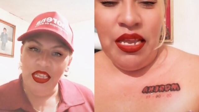 Mujer se tatúa ‘Morena’ para celebrar triunfo en las elecciones de Hidalgo
