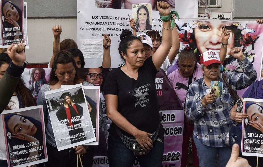 Protesta por Ingrid Escamilla.