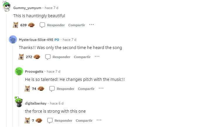 Comentarios al video del perrito chihuahua cantando con música de Star Wars