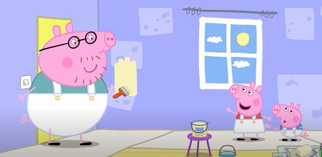 Día de decoración con Peppa Pig