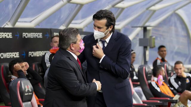 Miguel Herrera y Santiago Solari