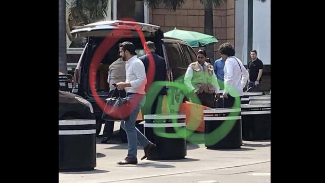 Ferriz acusó que en la fotografía aparecía un hijo de AMLO comprando en tiendas de lujo.