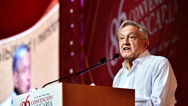 Andrés Manuel López Obrador, Presidente de México, encabezó la 86 Asociación Bancaria.