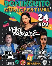 Cartel de Mexicali Dominguito Music Festival 2024.