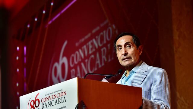 Rogelio Ramírez de la O, secretario de Hacienda; durante la inauguración de la 86 Convención Bancaria.