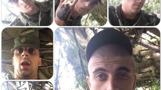 Selfies del soldado ruso Sanya Sotkin