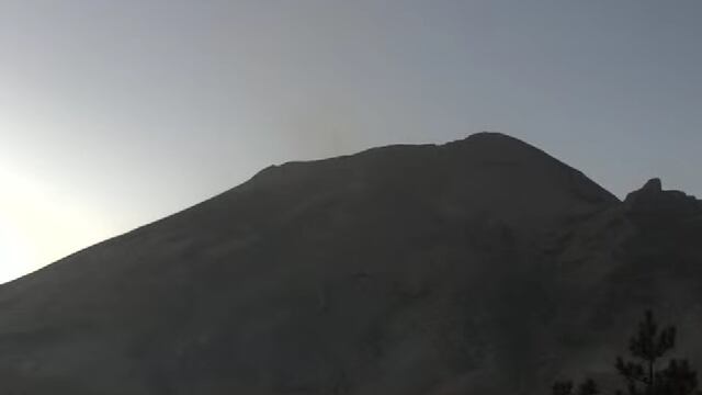 Volcán Popocatépetl el 10 de diciembre