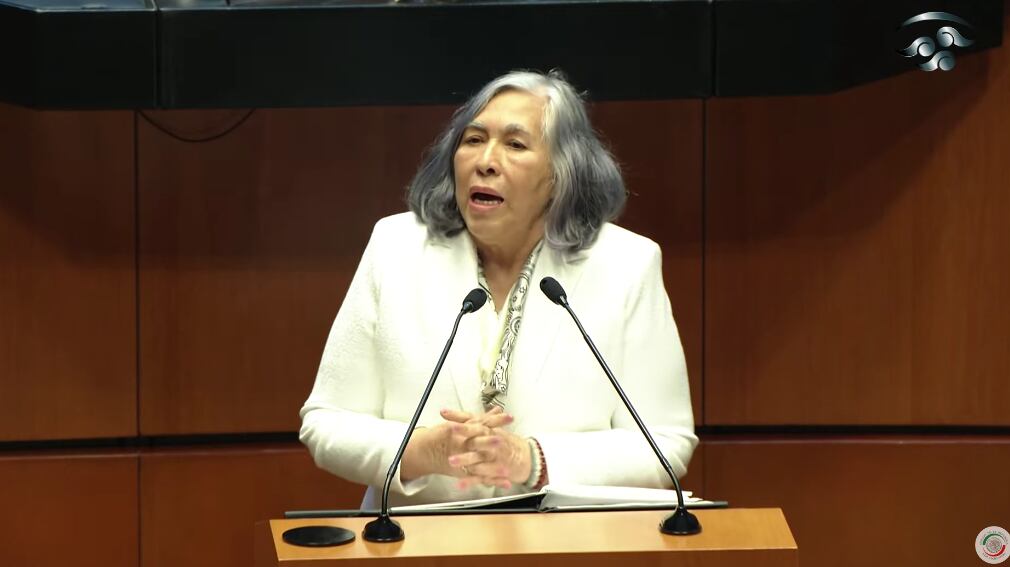 María Estela Ríos González comparece ante la Cámara de Senadores