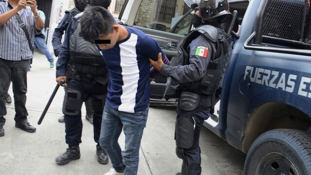 Menor de edad detenido. Aumento en detenciones.