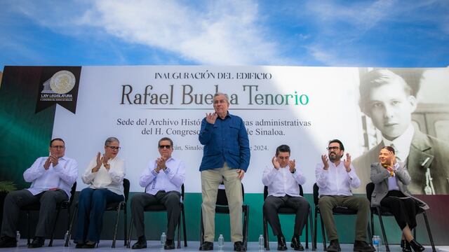 Rubén Rocha inaugura el acervo histórico de “Rafael Buelna Tenorio del Congreso de Sinaloa”