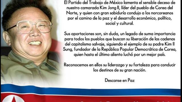 Alberto Anaya siempre ha sido muy agradecido con el dictador coreano