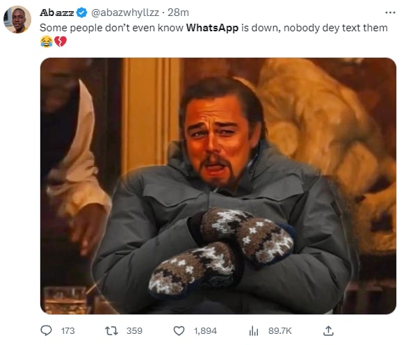 Memes por la caída de WhatsApp