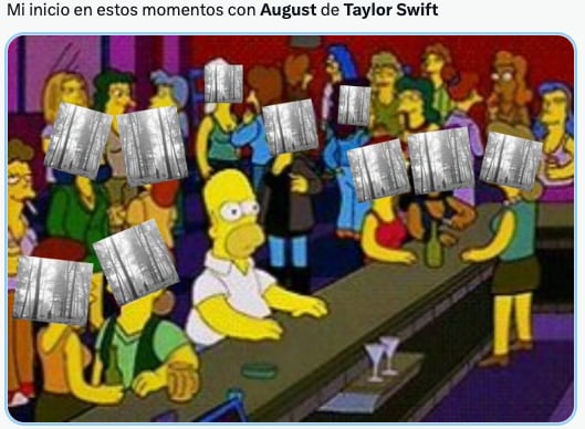 Memes dan la bienvenida a agosto 2023 con August, canción de Taylor Swift