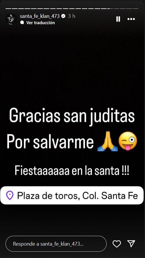 Santa Fe Klan y su accidente