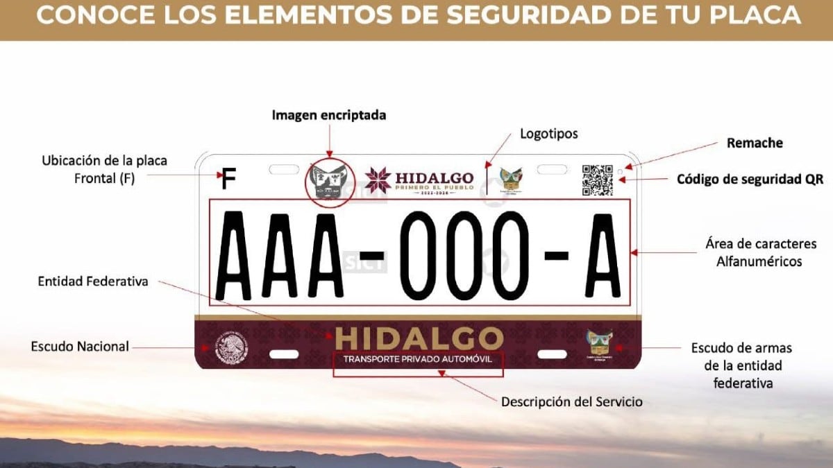 Diseños de placas en México