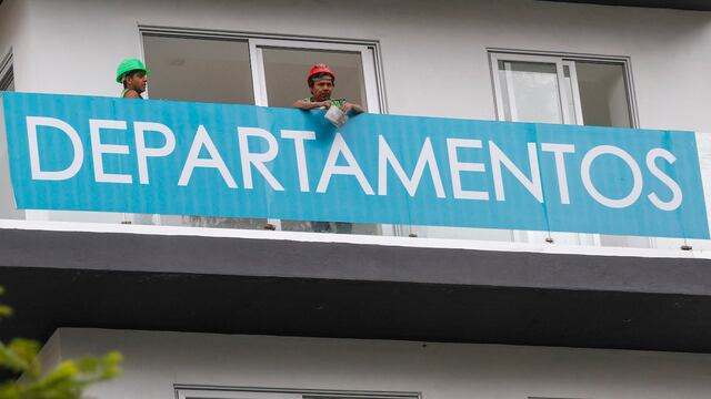 Venta de departamentos. Incremento en precio de vivienda.