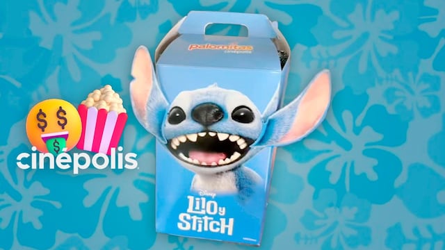 palomitas de Stitch en Cinépolis por el estreno de Lilo & Stitch live action