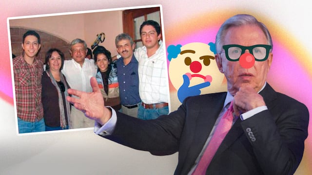 AMLO corrige a Joaquín López-Dóriga por foto de familia Taddei